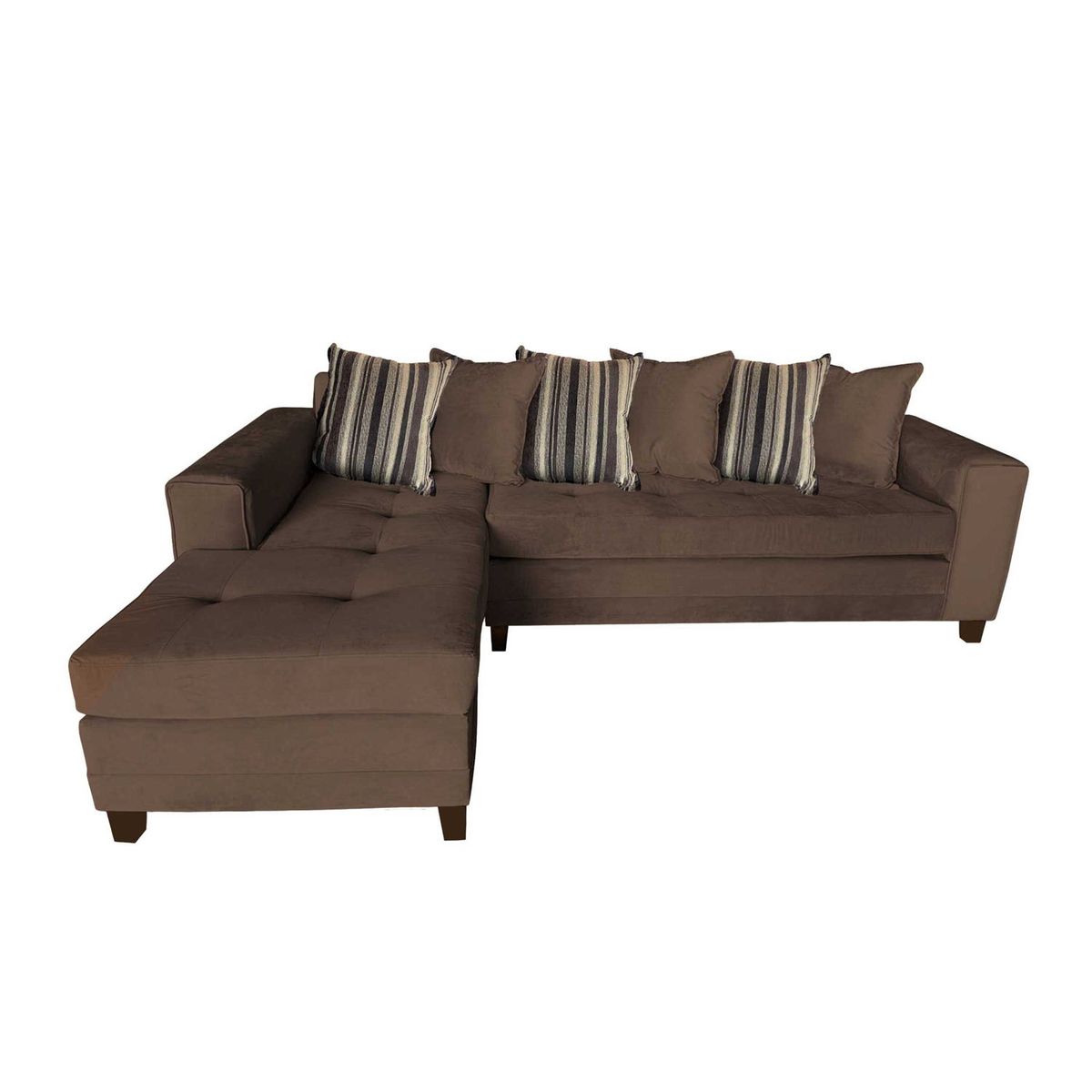 LIVING FACTORY - Sofá Seccional Izquierdo Felpa New Milan Living Factory