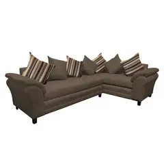 LIVING FACTORY - Sofá Seccional Derecho Felpa New Caprich
