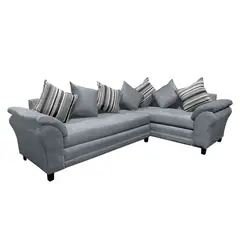 LIVING FACTORY - Sofá Seccional Derecho Felpa New Caprich