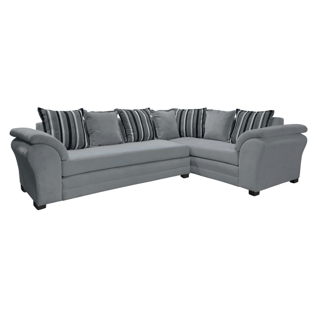 LIVING FACTORY - Sofá Seccional Derecho Felpa New Caprich Living Factory