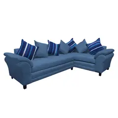 LIVING FACTORY - Sofá Seccional Derecho Felpa New Caprich