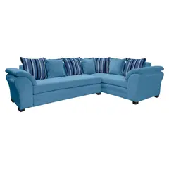 LIVING FACTORY - Sofá Seccional Derecho Felpa New Caprich