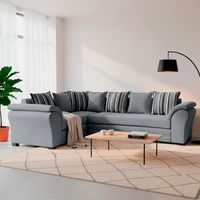 Sofá Seccional Izquierdo Felpa New Caprich