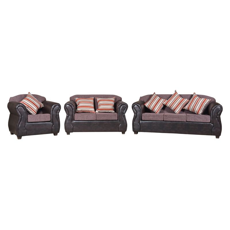 JDO & DESIGN - Living 3-2-1 Cuerpos Ancona Cuero Sintetico Jdo & Design