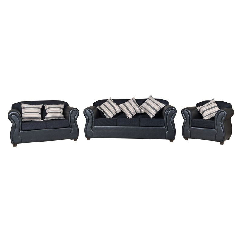 JDO & DESIGN - Living 3-2-1 Cuerpos Ancona Cuero Sintetico Jdo & Design