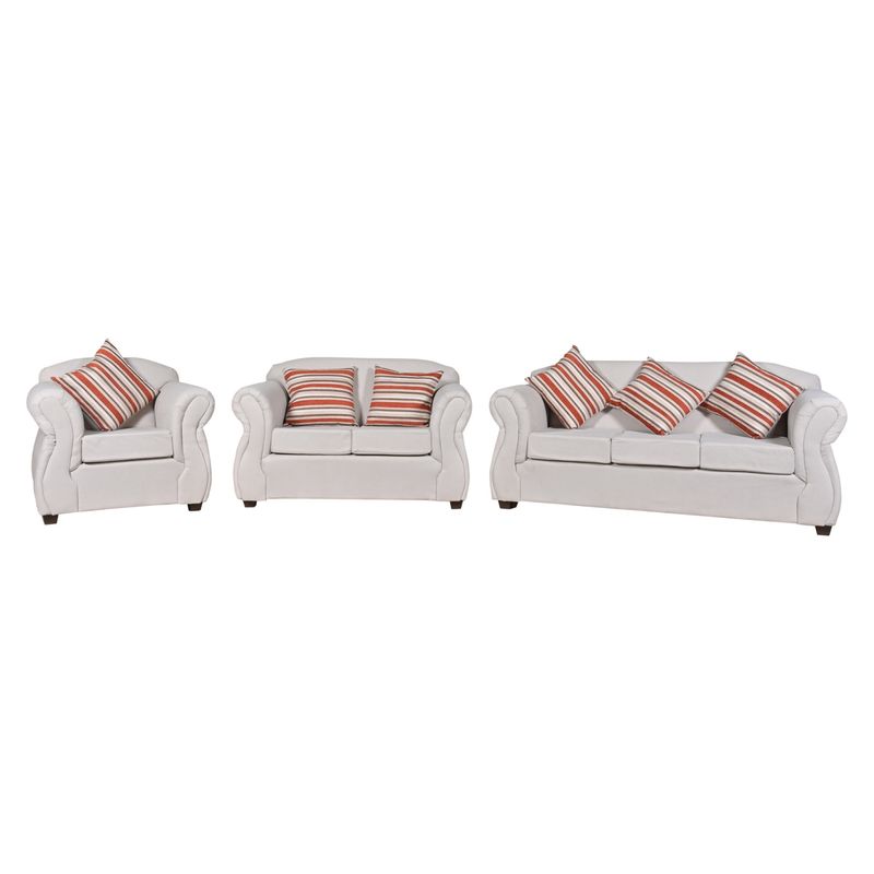 JDO & DESIGN - Living 3-2-1 Cuerpos Molise Tela Jdo & Design