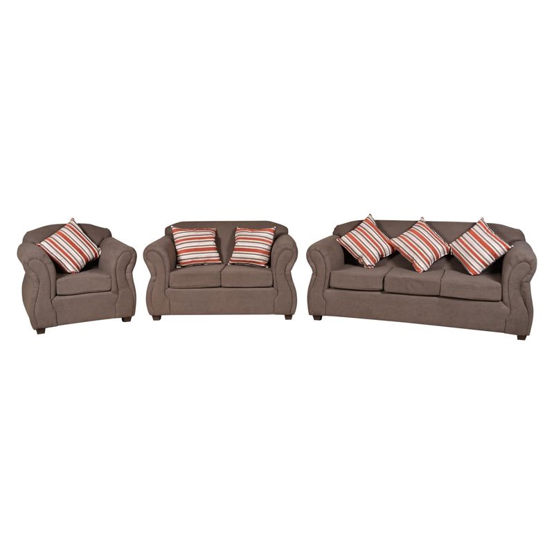 JDO & DESIGN - Living 3-2-1 Cuerpos Molise Tela Jdo & Design