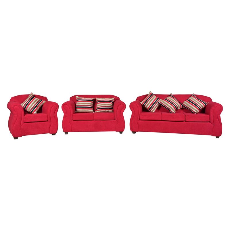 JDO & DESIGN - Living 3-2-1 Cuerpos Molise Tela Jdo & Design