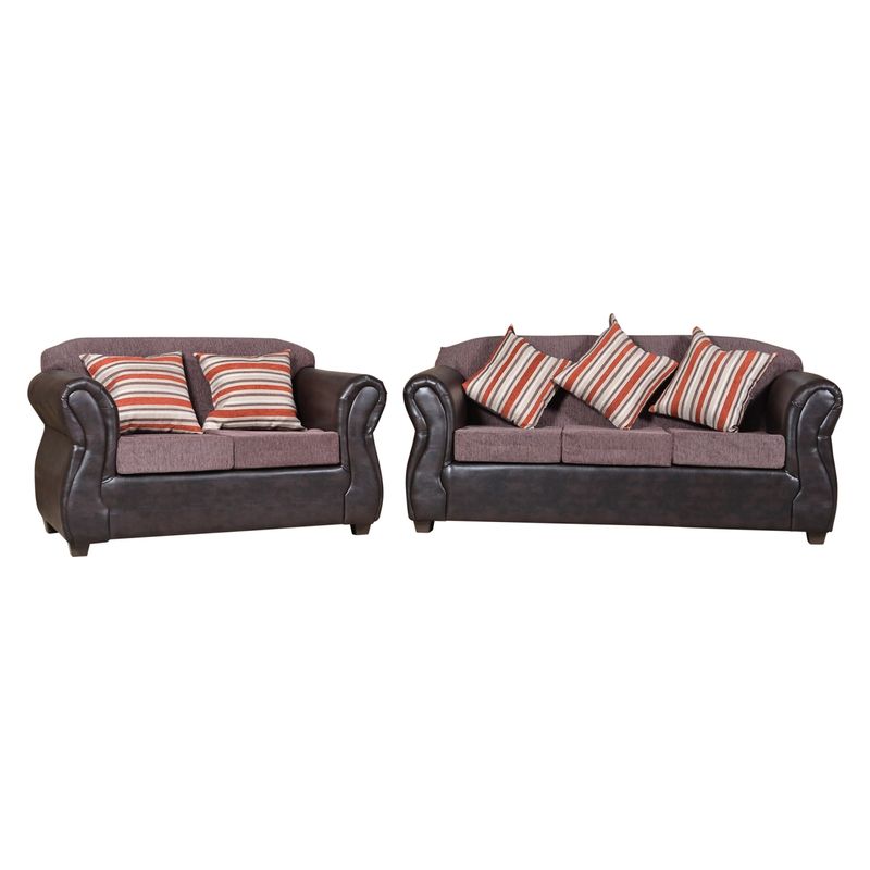 JDO & DESIGN - Living 3-2 Cuerpos Ancona Cuero Sintetico Jdo & Design