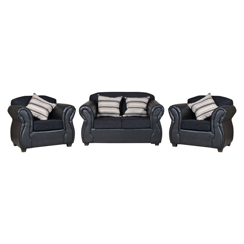 JDO & DESIGN - Living 2-1-1 Cuerpos Ancona Cuero Sintetico Jdo & Design