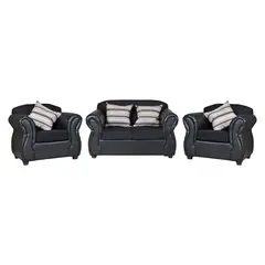 JDO & DESIGN - Living 2-1-1 Cuerpos Ancona Cuero Sintetico
