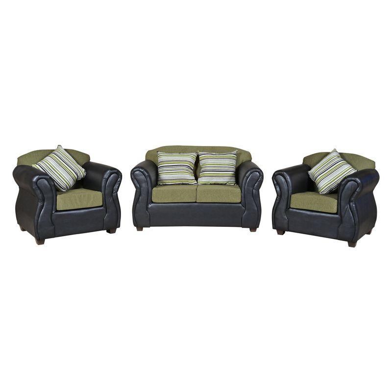 JDO & DESIGN - Living 2-1-1 Cuerpos Ancona Cuero Sintetico Jdo & Design