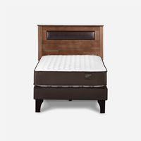 Cama Europea 1.5 Plaza Ergo T + Respaldo