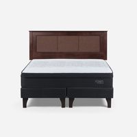 Cama Europea Tempo 2 Plazas + Respaldo