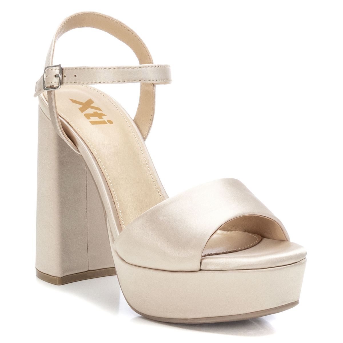 XTI - Sandalia Mujer Beige Xti