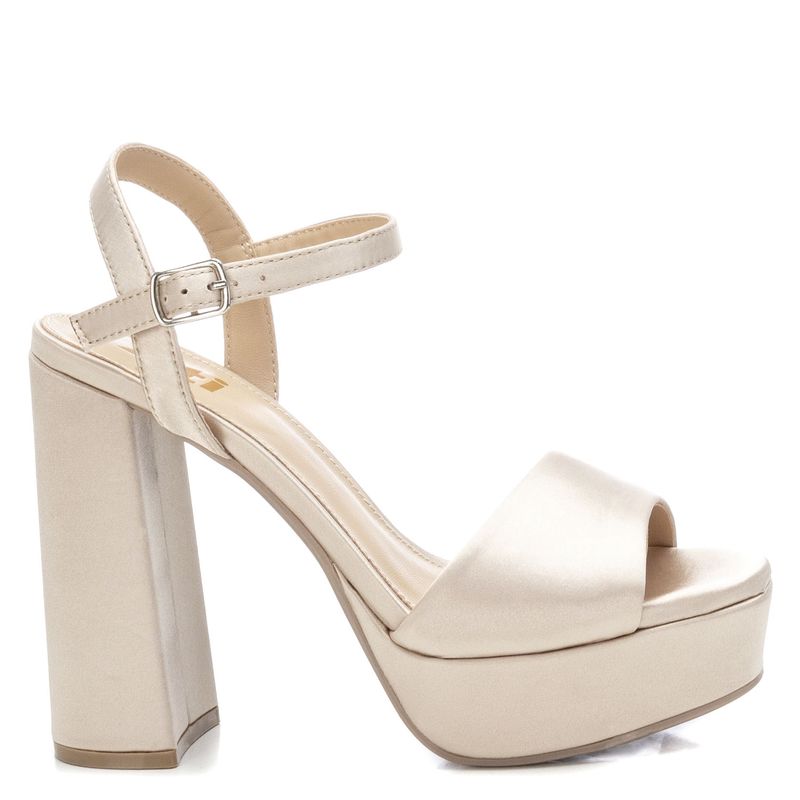 XTI - Sandalia Mujer Beige Xti