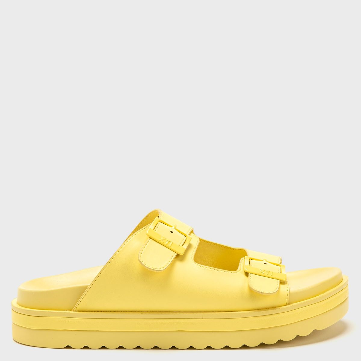 XTI - Sandalia Plataforma Mujer Amarillo Xti