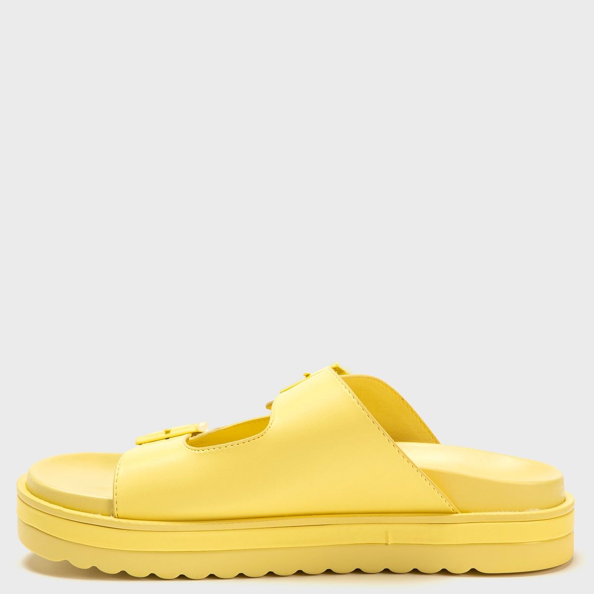 XTI - Sandalia Plataforma Mujer Amarillo Xti