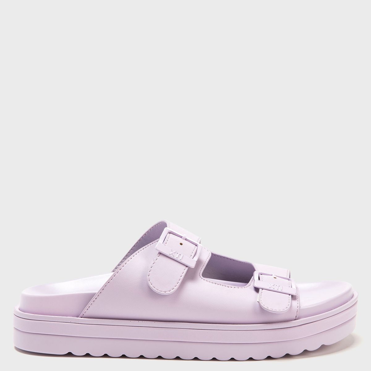 XTI - Sandalia Plataforma Mujer Violeta Xti