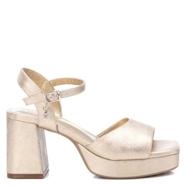 XTI Sandalia Mujer Dorado