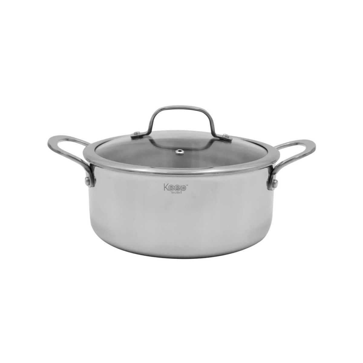 KEEP - Olla Acero Inoxidable Io Black 26 Cm Keep