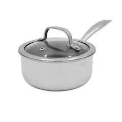 KEEP - Cacerola Acero Inoxidable Io Black 16 Cm