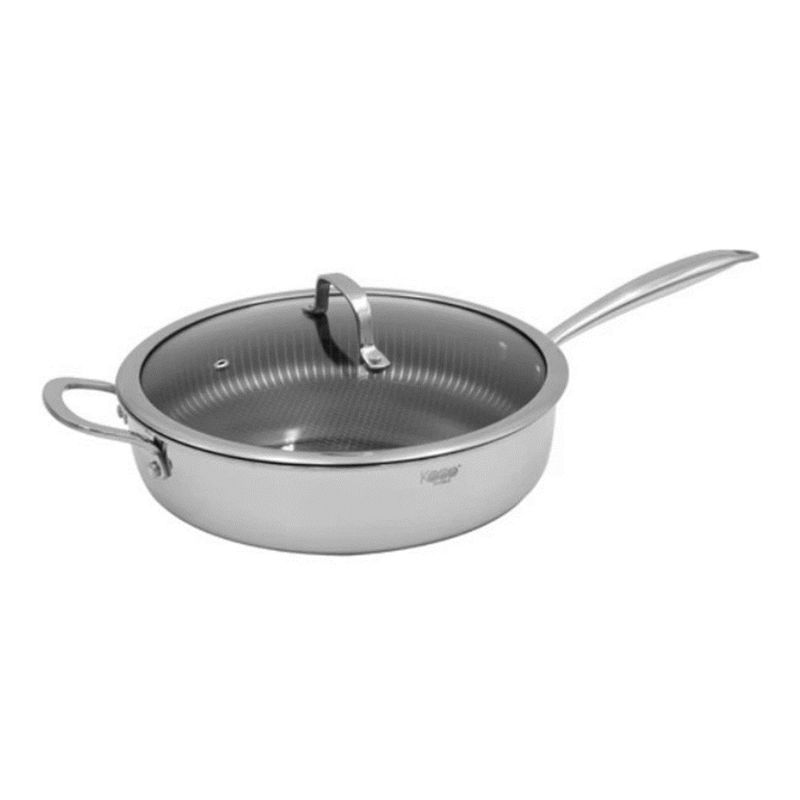 KEEP - Arrocera Acero Inoxidable Io Black 28 Cm Keep