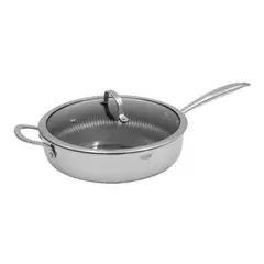 KEEP - Arrocera Acero Inoxidable Io Black 28 Cm