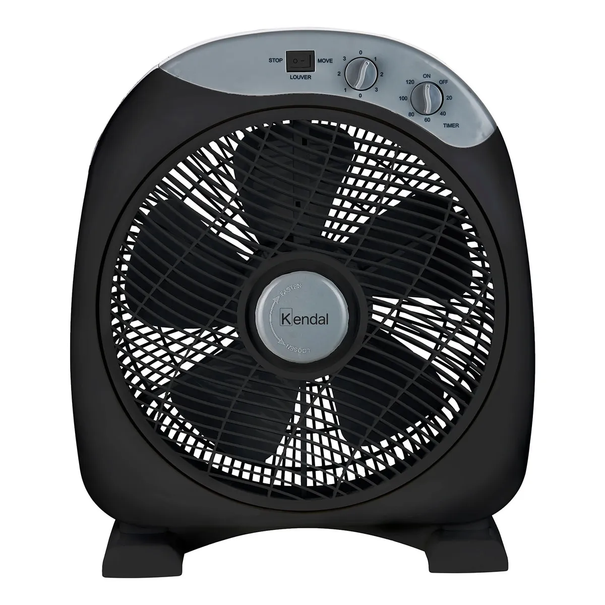 KENDAL - Ventilador Box 12 Pulgadas KF-12B3N Negro Kendal