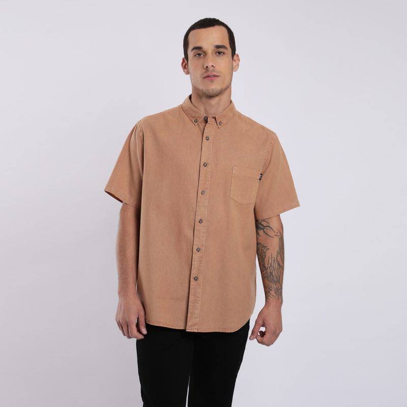 FROENS - Camisa Casual Manga Corta Easy Iron Hombre Froens