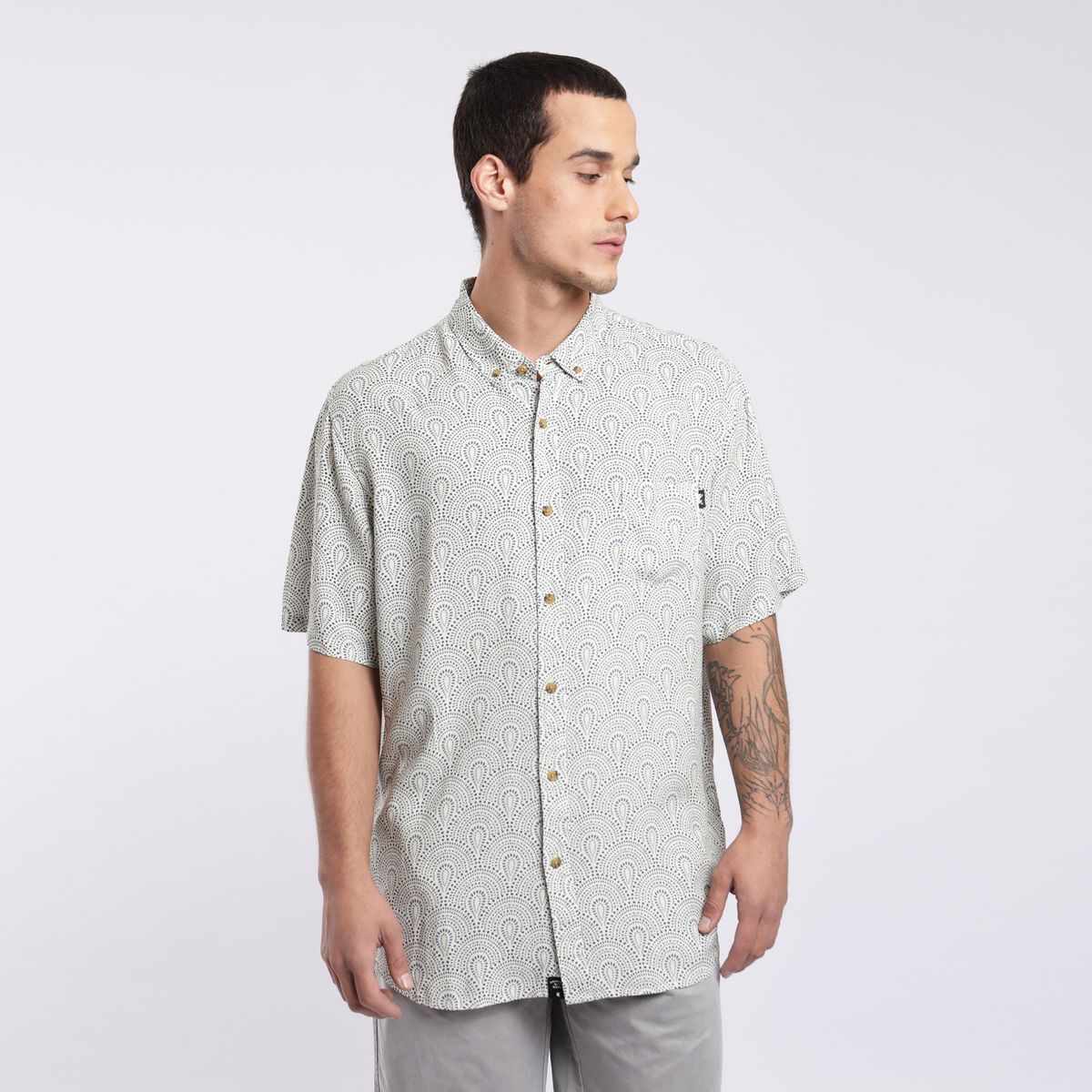 FROENS - Camisa Casual Manga Corta Easy Iron Hombre Froens