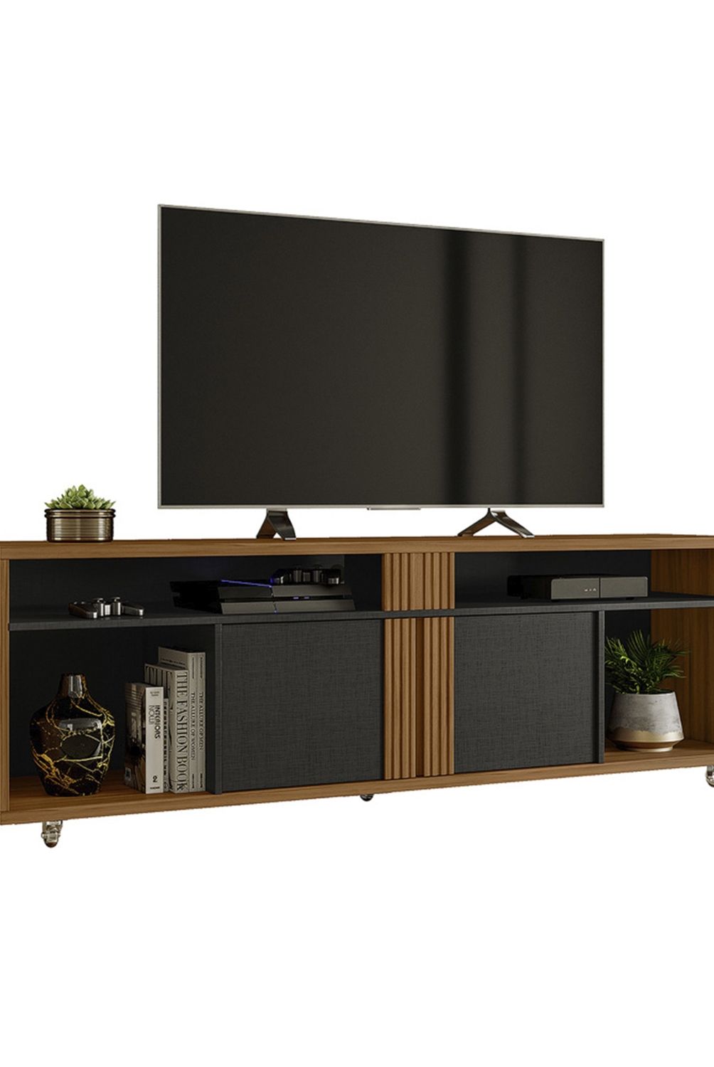 HOME MOBILI - Rack TV 70 2 Puertas Casas Home Mobili