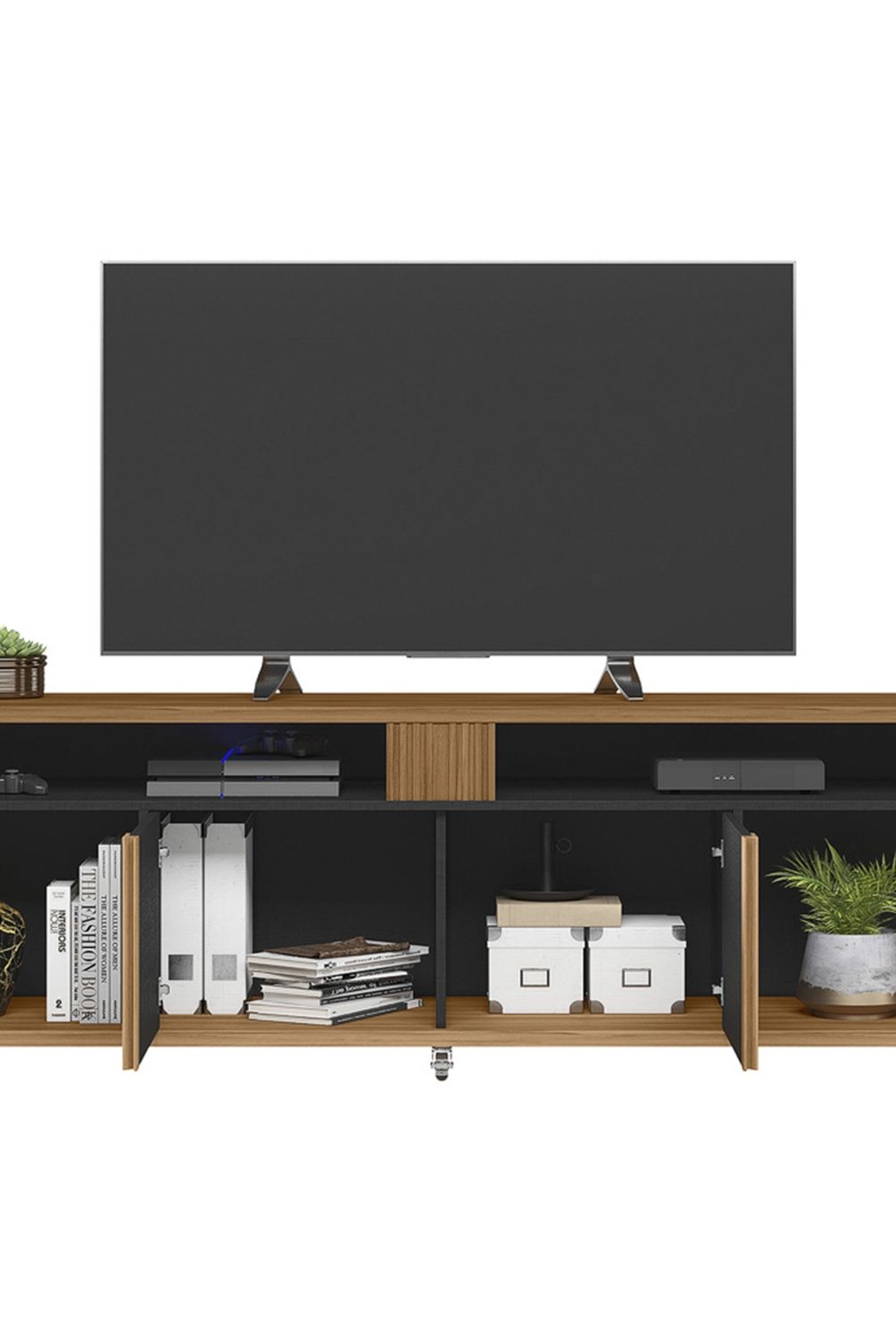 HOME MOBILI - Rack TV 70 2 Puertas Casas Home Mobili