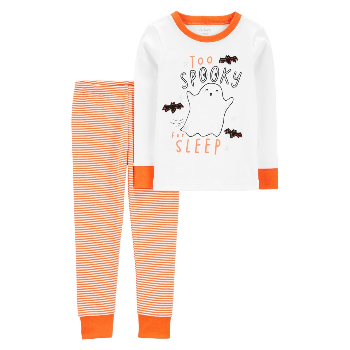 CARTER'S - Pijama 2 Piezas Algodón Halloween Fantasma Unisex Bebé Carter's