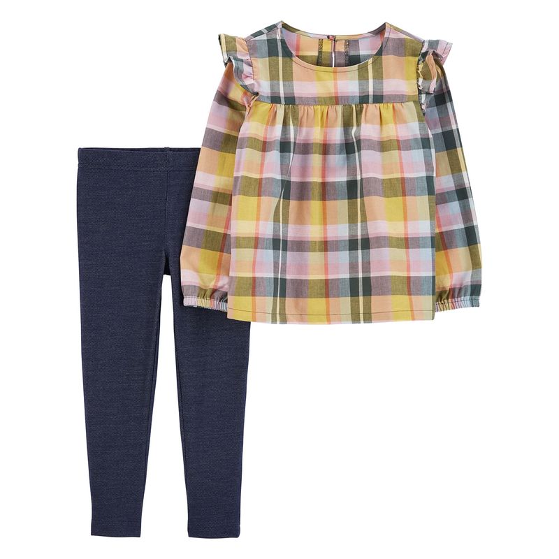 CARTER'S - Conjunto 2 Piezas Blusa y Calza Niña Carter's