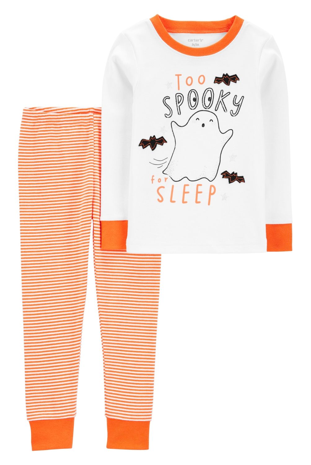CARTER'S - Pijama 2 Piezas Algodón Halloween Fantasma Unisex Carter's