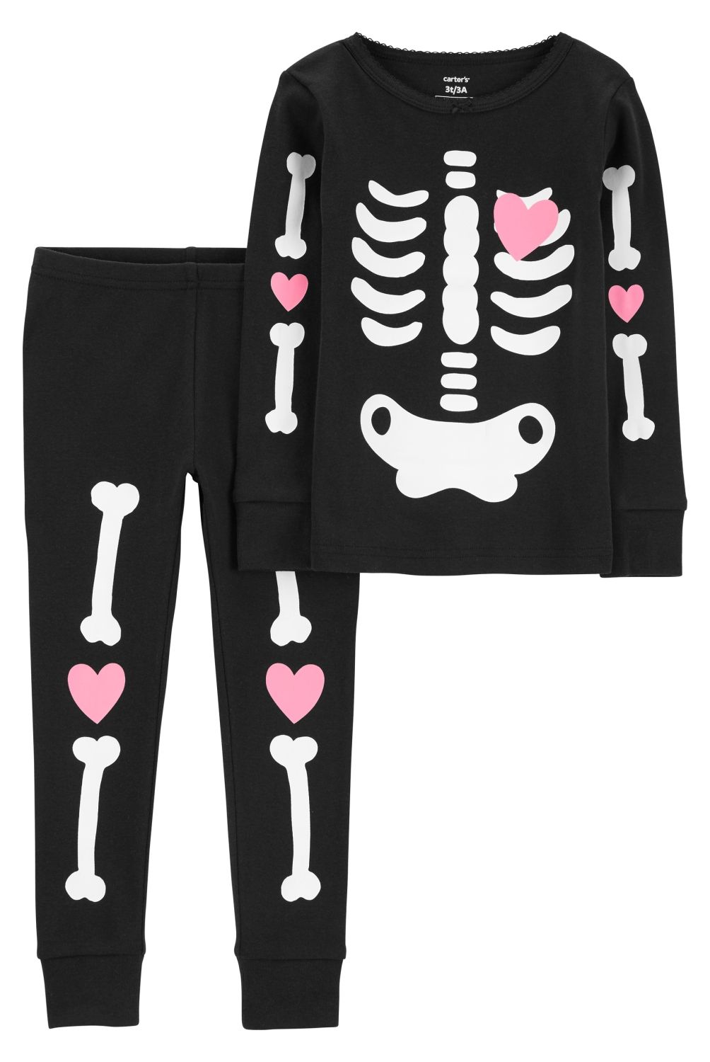 CARTER'S - Pijama 2 Piezas Algodón Halloween Esqueleto Niña Carter's