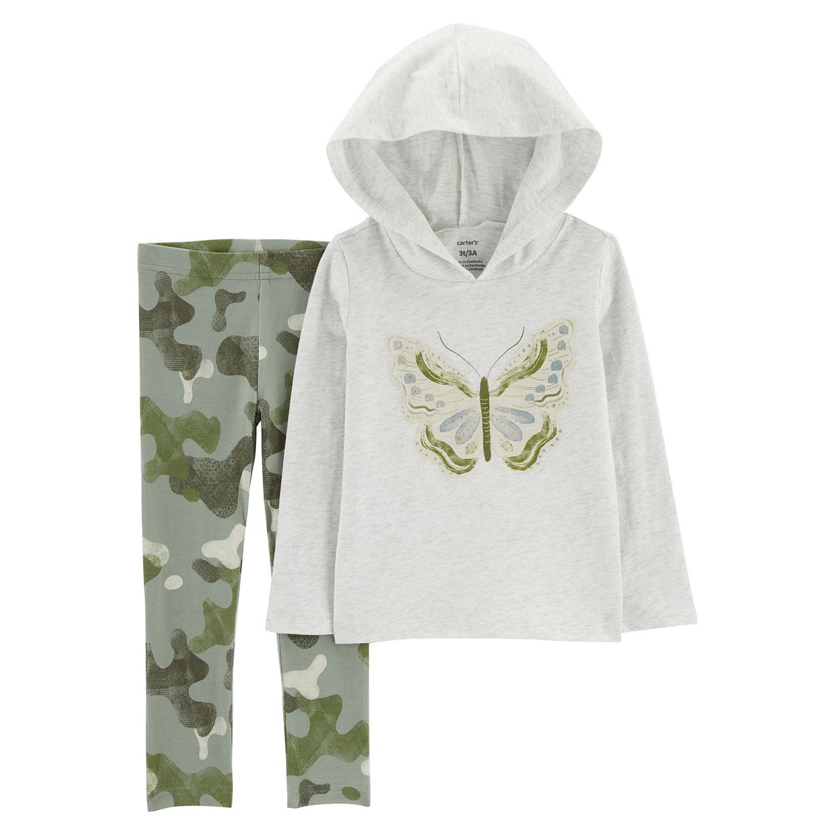 CARTER'S - Conjunto 2 Piezas Polera y Calza Niña Carter's