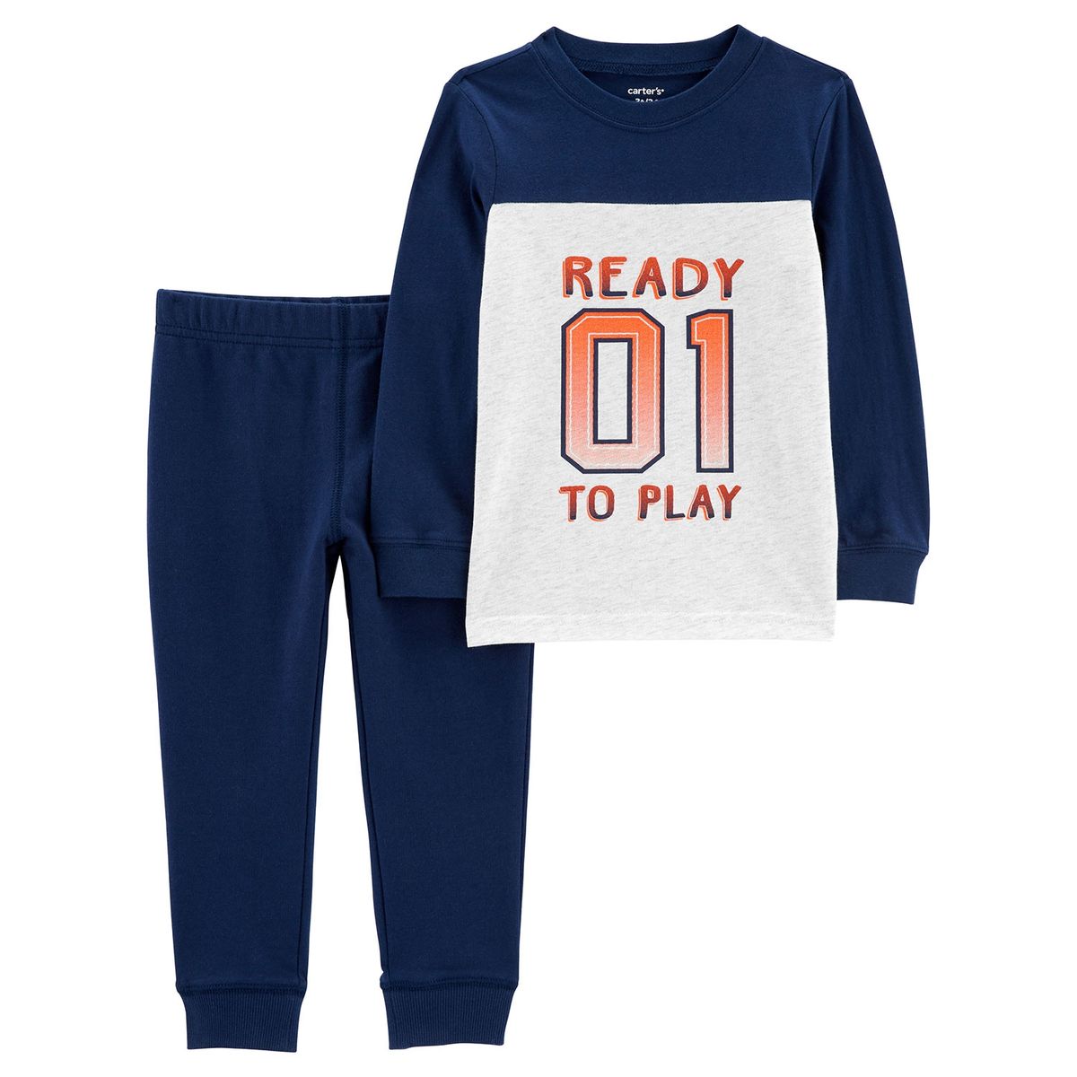 CARTER'S - Conjunto 2 Piezas Polera y Pantalón Buzo Bebé Niño Carter's