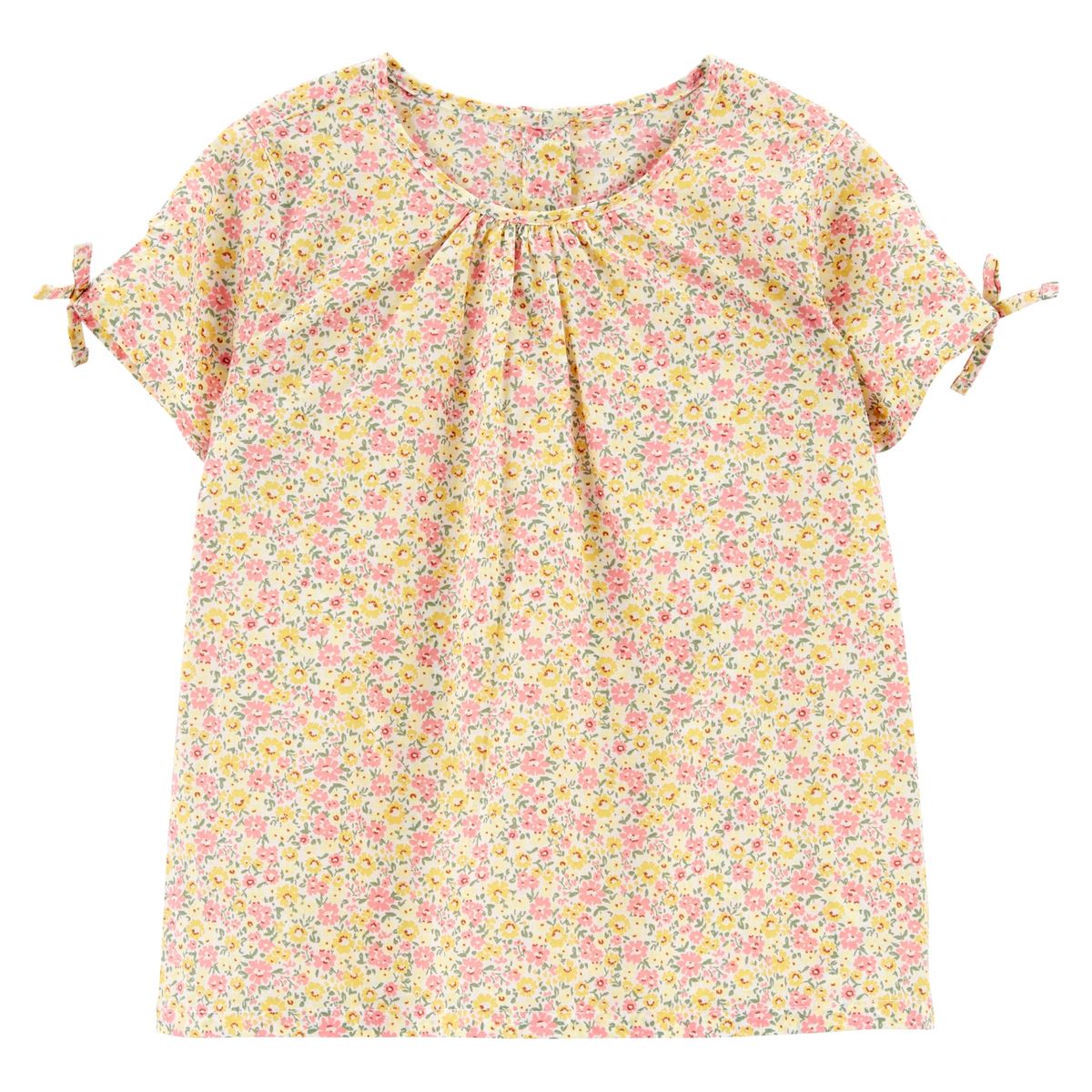 OSHKOSH - Polera Algodón Floreada Niña Oshkosh