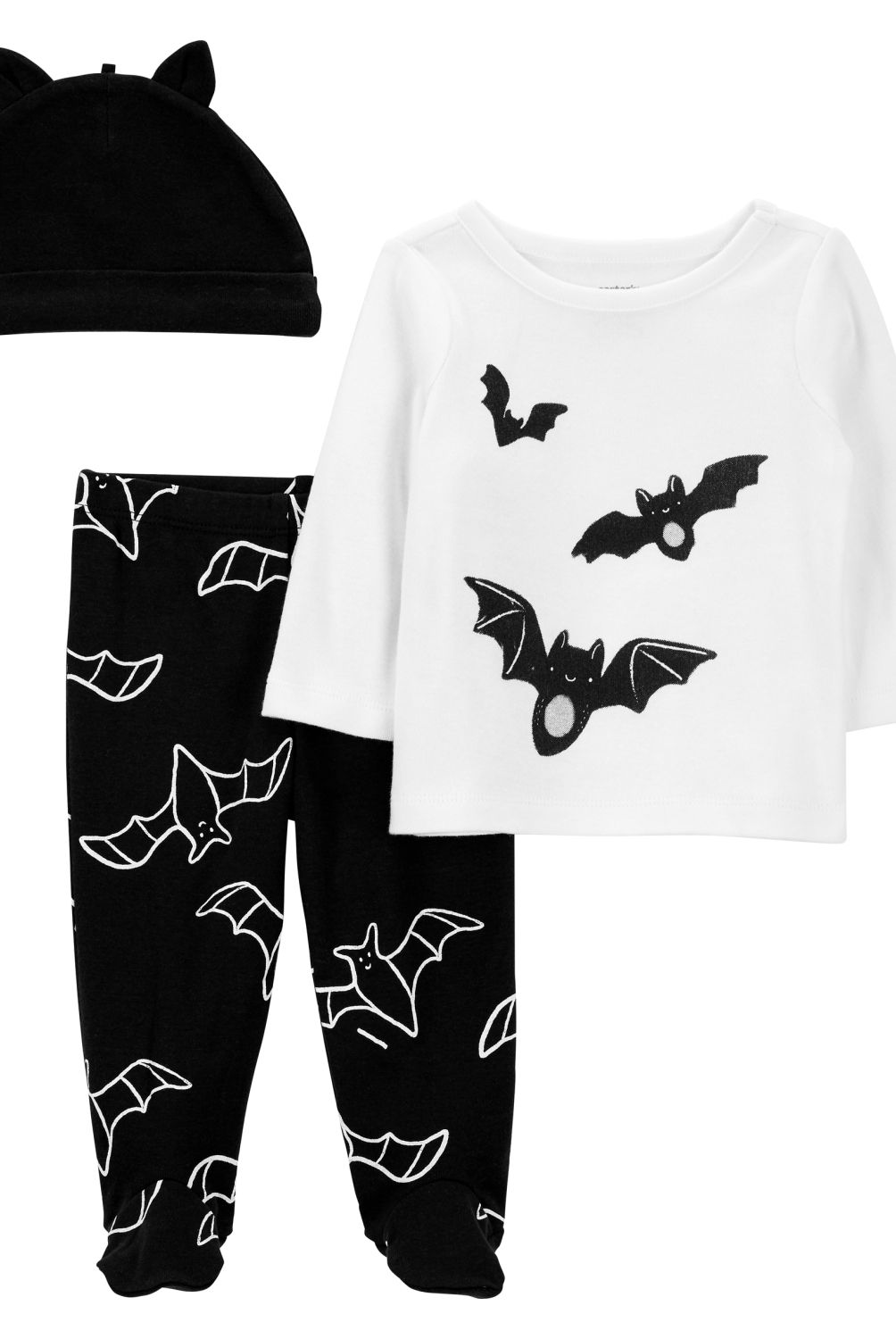CARTER'S - Conjunto 3 Piezas Halloween Polera, Gorro y Pantalón Unisex Bebé Carter's