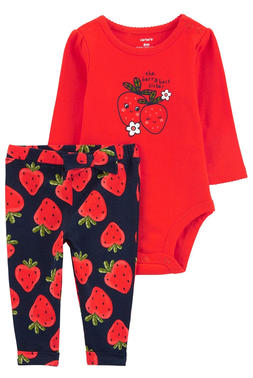 CARTER'S - Conjunto 2 Piezas Body Y Calza Bebé Niña Carter's