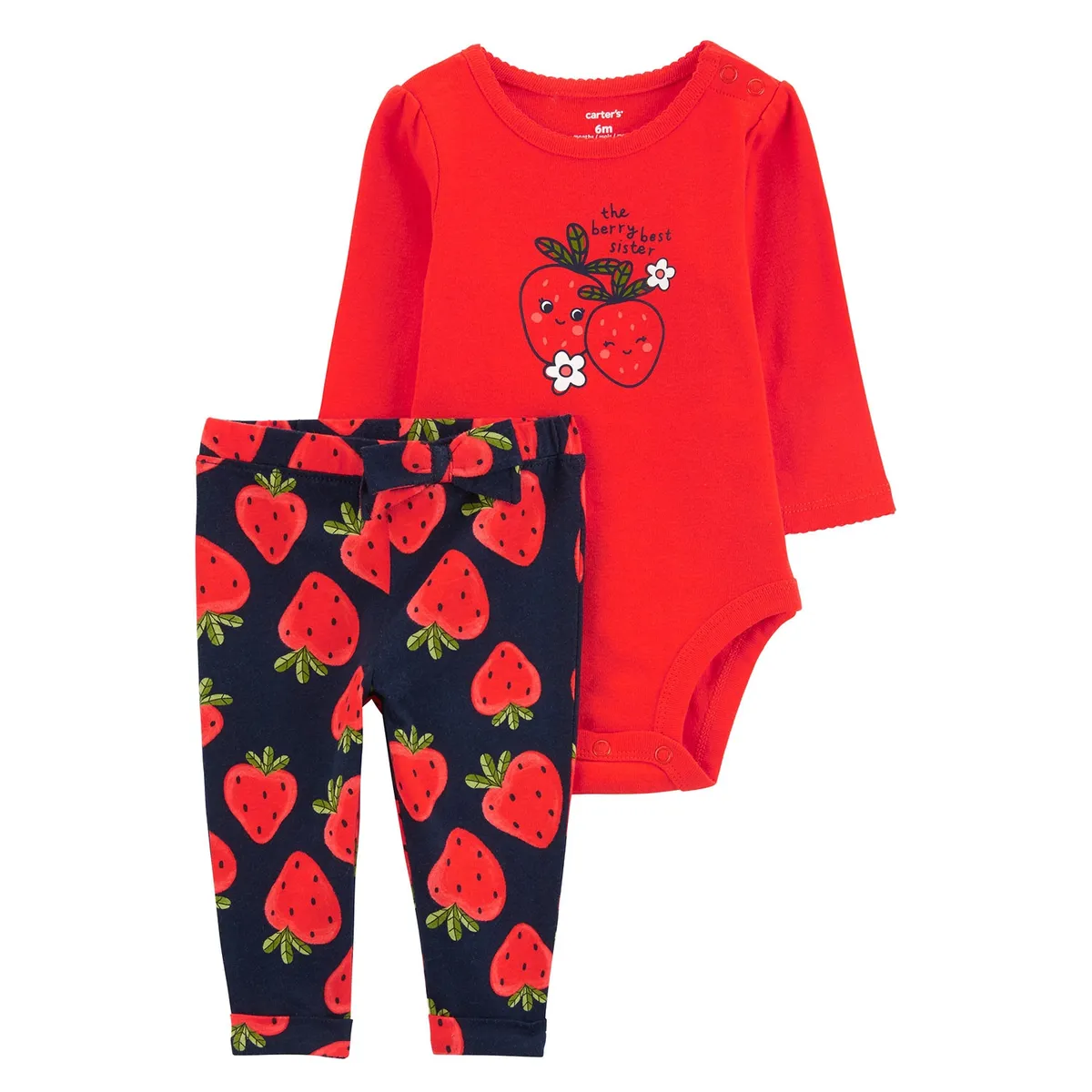 CARTER'S - Conjunto 2 Piezas Body Y Calza Bebé Niña Carter's