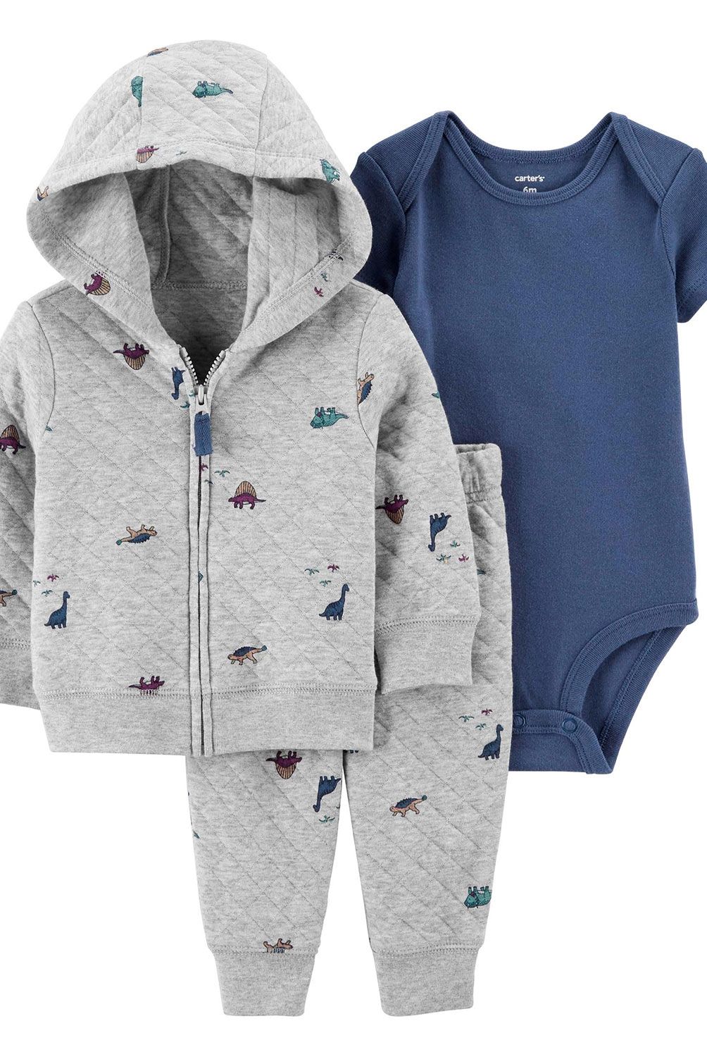 CARTER'S - Conjunto 3 Piezas Polerón, Body y Pantalón Bebé Niño Carter's