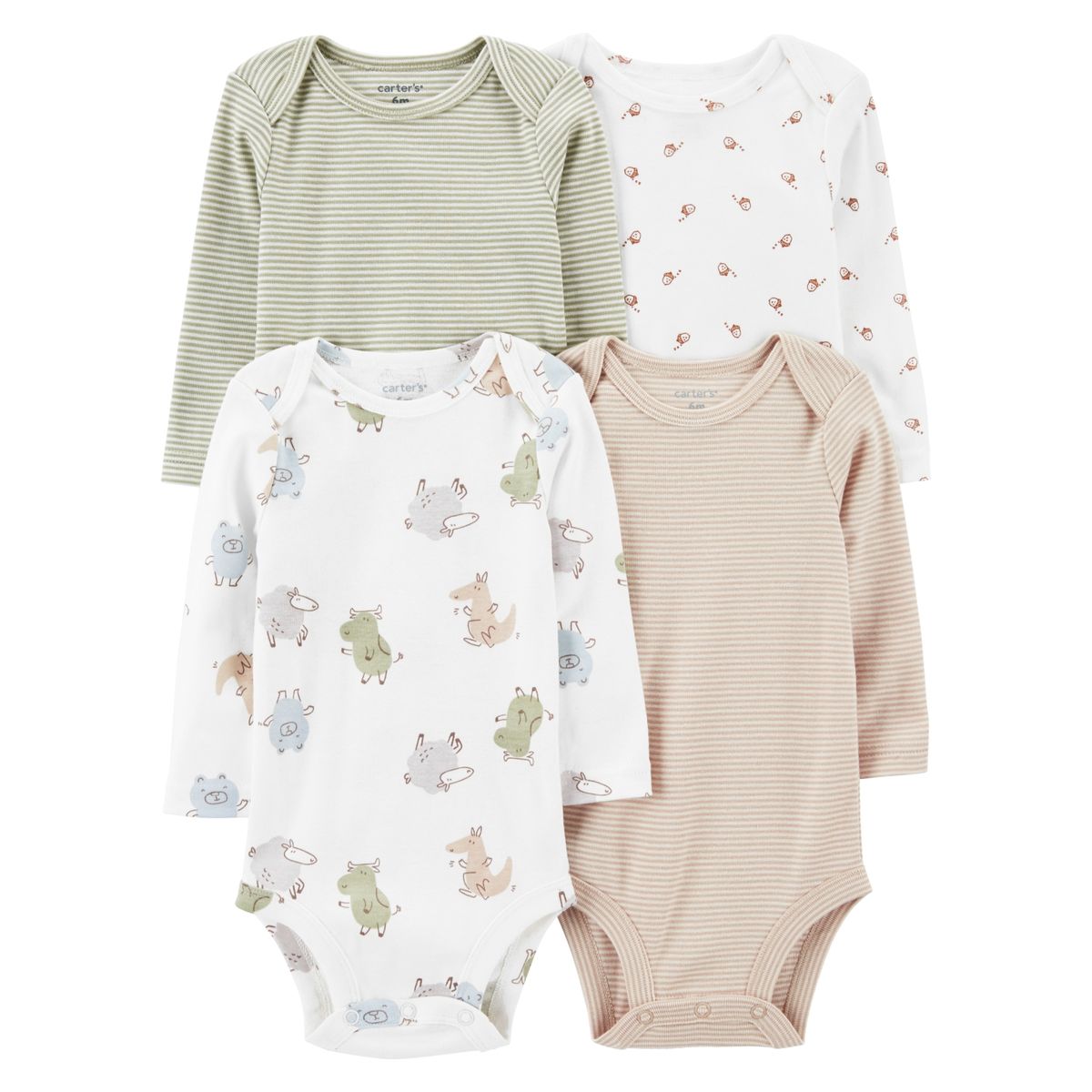 CARTER'S - Pack de Bodys 4 Unidades Unisex Bebé Carter's