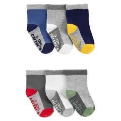 CARTER'S - Calcetines Pack 6 Pares Bebé Niño