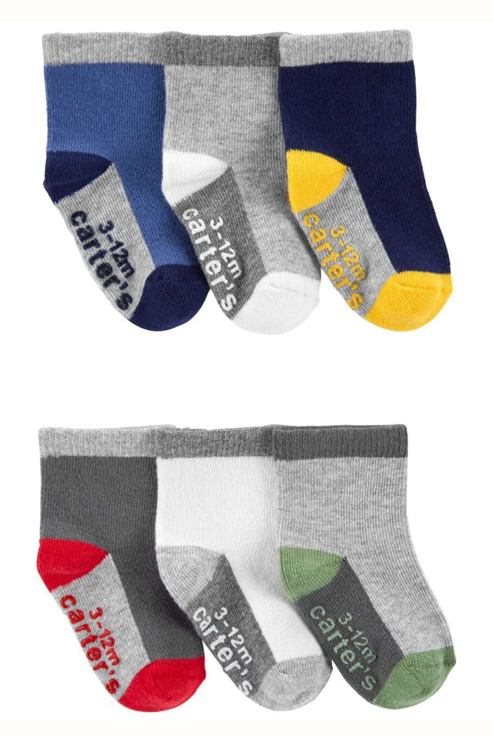 CARTER'S - Calcetines Pack 6 Pares Bebé Niño Carter's