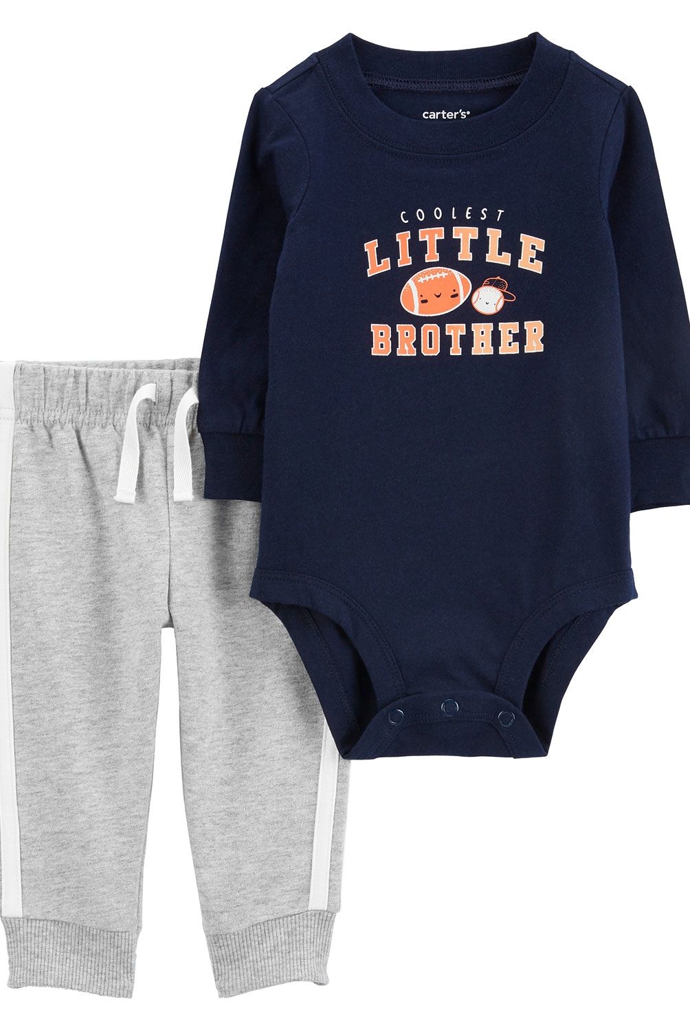 CARTER'S - Conjunto 2 Piezas Body Y Pantalón Buzo Bebé Niño Carter's