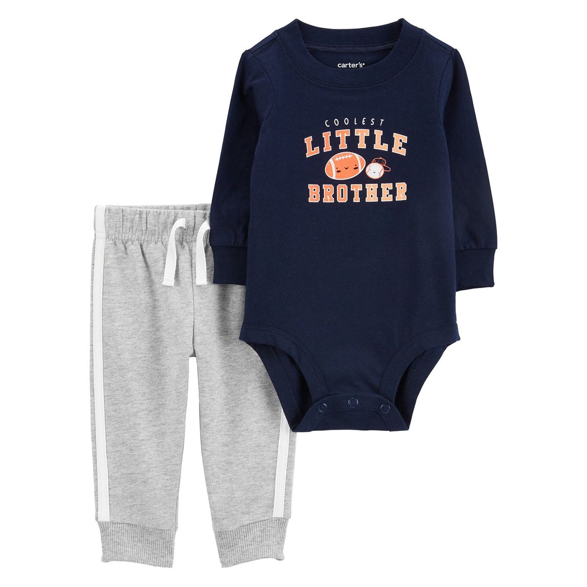 CARTER'S - Conjunto 2 Piezas Body Y Pantalón Buzo Bebé Niño Carter's
