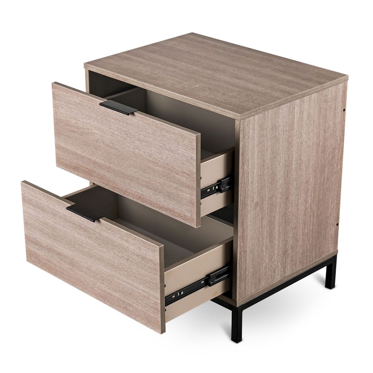 ELEMENTS & CO - Velador 2 Cajones Volga Elements & Co